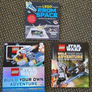 Incredible LEGO® Creations from Space Book Sarah Dees, paperback LOT Star Wars